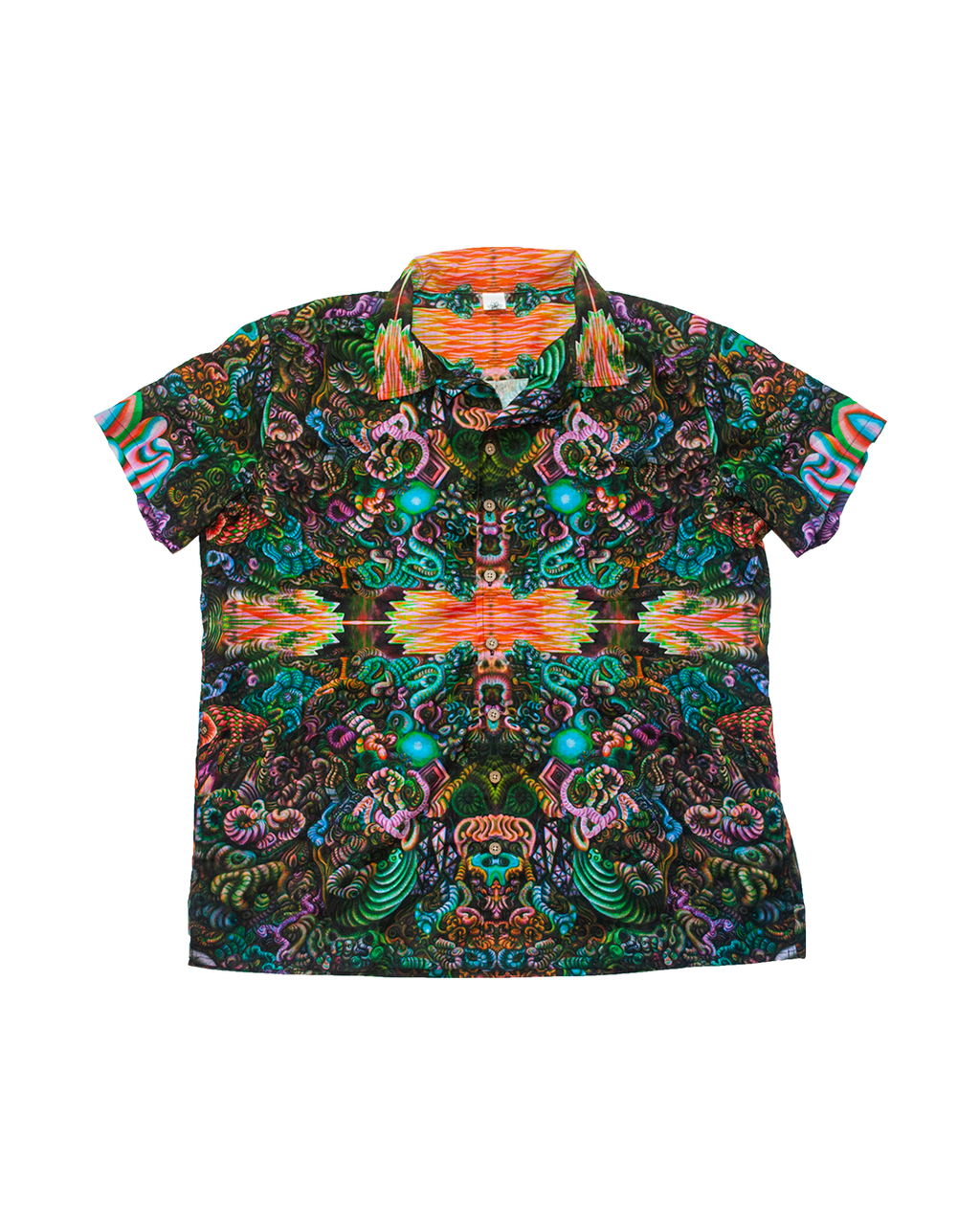 LUCIDITY LAIR SHORT SLEEVE BUTTON UP SHIRT